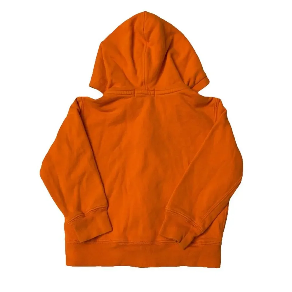 Polo Ralph Lauren Toddler 3T Orange Zip Hoodie Sweatshirt Full Zip Jacket